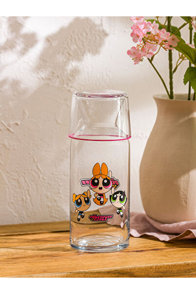 LC Waikiki Stilinizi Bize Bırakın | Powerpuff Girls Baskılı Cam Sürahi 700 ml