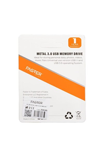 Faster 32 GB Metal USB Flash Memory