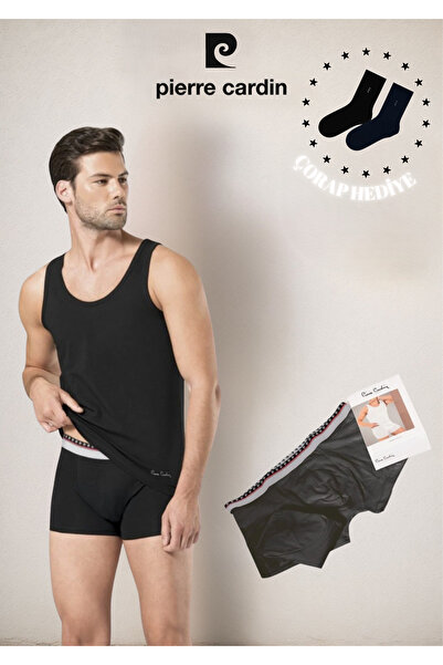 Pierre Cardin Erkek İç Giyim Pamuklu Atlet & Boxer İkili Takım L1.PC.150.12.02