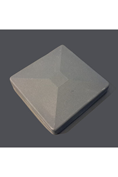 dekorafence 10 adet 9x9 cm Antrasit Gri Plastik Direk Üst Kapağı – Dayanıklı ...