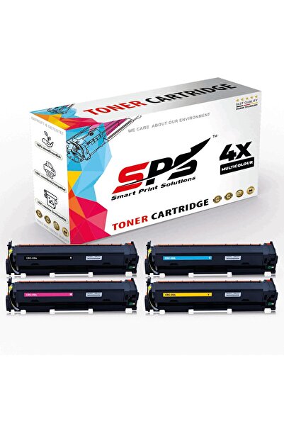 Smart Print Solutions خراطيش حبر متوافقة مع SPS لطابعات كانون | CRG-054 | 4 ألوان متعددة | إنتاجية تصل إلى 1500 صفحة