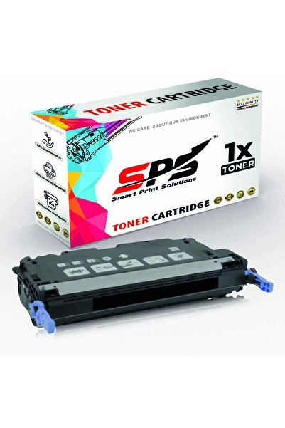 Smart Print Solutions خراطيش حبر متوافقة مع SPS لطابعات HP | Q6470A 501A | عبوة واحدة سوداء | إنتاجية تصل إلى 6000 صفحة