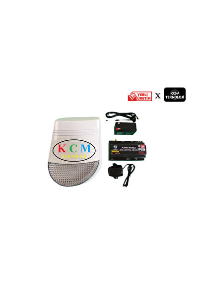 KCM Teknoloji GSM Kontrol & Alarm Cihazı - Siren, Titreşim Sensörü, SMS & Çağ...