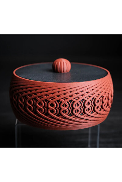 Vescarri Kintal Red Decorative Box - Modern Organizer