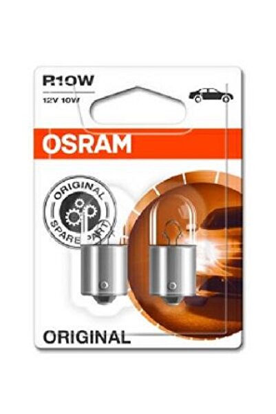 Osram Set of 2 R10W 12V car bulbs, blister packaging, model 5008-02B, original