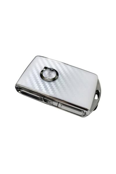 OEM Volvo Key Case - S90 S60 XC40 V60 V90 XC60 XC90 White Carbon