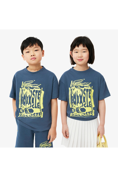 Lacoste Print Cotton T-shirt - TJ8465-00-C7Z