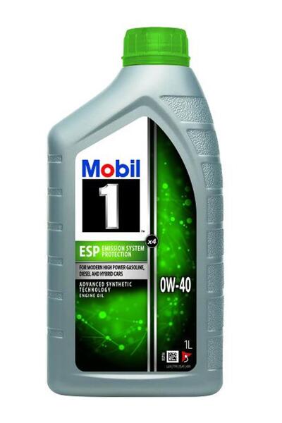 Mobil Ulei de motor sintetic 1 ESP X4 0W40, 1 litru