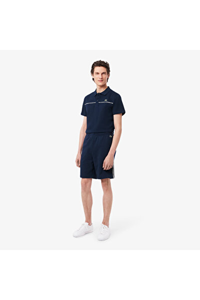 Lacoste شورت من القطن والصوف بشعار - GH9896-00-166