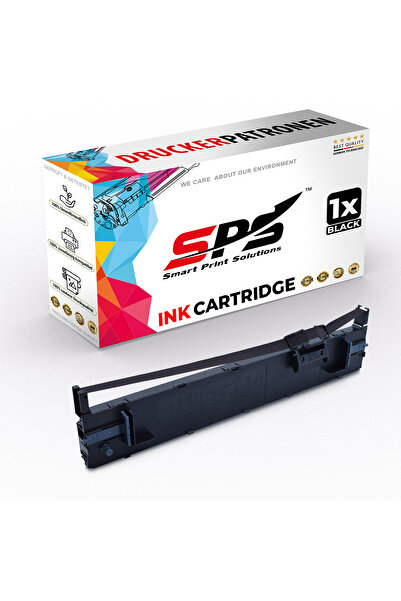 Smart Print Solutions خراطيش شريط حبر متوافقة مع SPS لطابعات إبسون | LQ-590 | لون أسود واحد | إنتاجية تصل إلى 40,000 صفحة