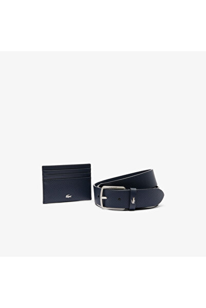 Lacoste Leather Belt/Card Holder Gift Set - RC4092-B88