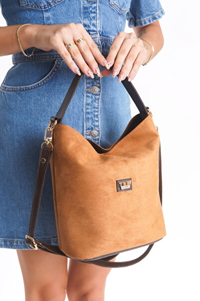 Solo Bag Women's Suede Soft Shoulder Handle Crossbody Bag