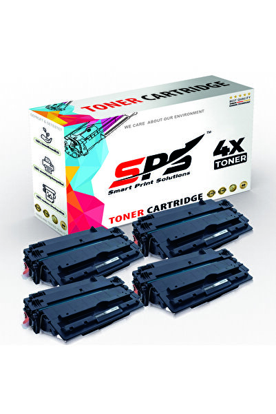 Smart Print Solutions خراطيش حبر متوافقة مع SPS لطابعات HP | CF214A 14A | 4 خ...