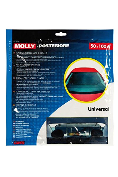 Lampa Parasolar auto pentru lunetă LAM66918, 50 x 100 cm, cu ventuze