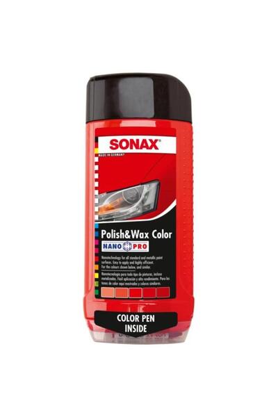 Sonax Loțiune pentru ceruire și lustruire SONAX, 500 ml, roșie, cod SO296400