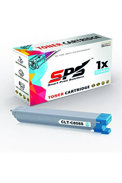 Smart Print Solutions خراطيش حبر متوافقة مع SPS لطابعات سامسونج | CLT-C808S | لون سماوي واحد | إنتاجية تصل إلى ٢٠,٠٠٠ صفحة
