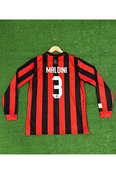 FRAGOLA Milan 125.yıl Paolo Maldini Uzunkol Nostalji Forması