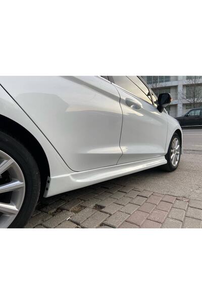 bestuning Ford Fiesta 2017-2023 Uyumlu Yan Marşpiyel (Plastik) Boyasız