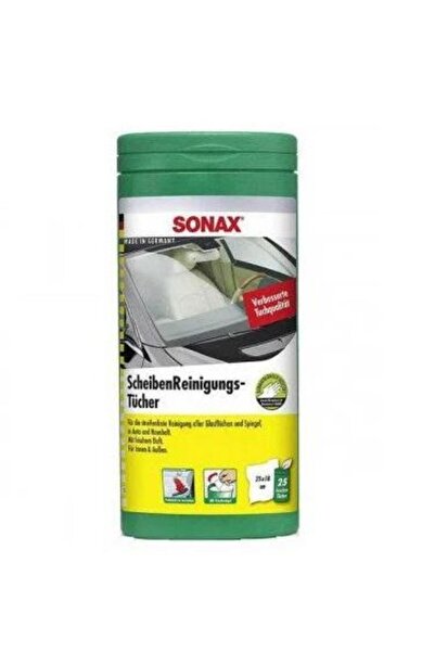 Sonax Șervețele umede pentru curățarea geamurilor SONAX, 25 bucăți, cod 412000