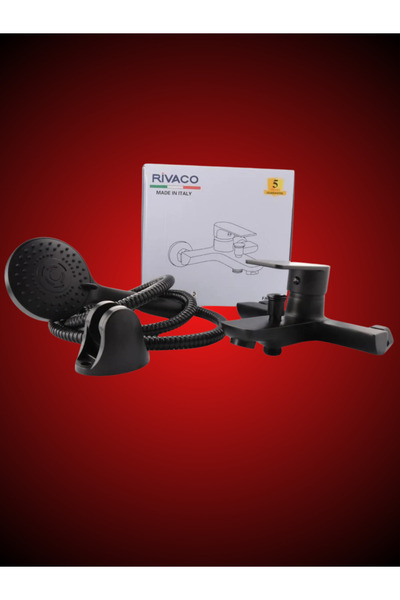 TAFASSELL Black Italian basin faucet + shower head with hand shower