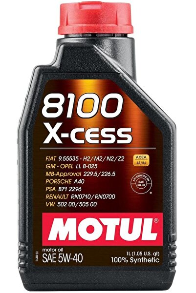 Motul Ulei de motor sintetic 8100 X-CESS 5W40, 1 litru