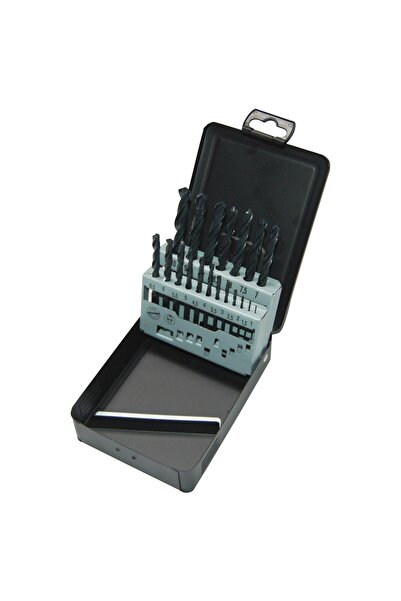 Milwaukee Set de 19 burghie pentru metal HSS-R DIN338, ø1-10mm, cu casetă met...