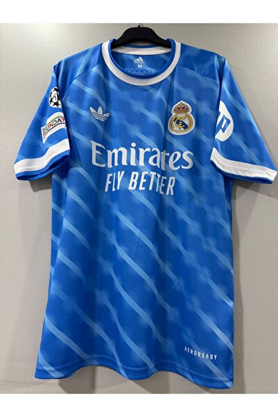 BYSPORTAKUS Real Madrid 2025/26 Yeni Sezon İsimsiz Alternatif Forması (Blue)