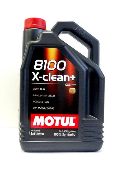 Motul Ulei de motor sintetic 8100 X-CLEAN+ 5W30, 5 litri