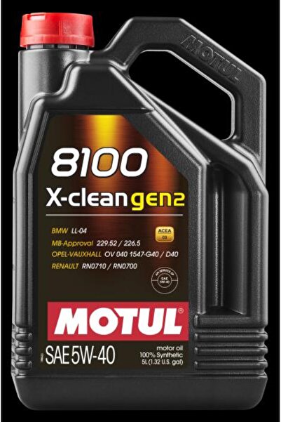 Motul Ulei de motor 8100 X-CLEAN GEN2 5W-40, 5 litri