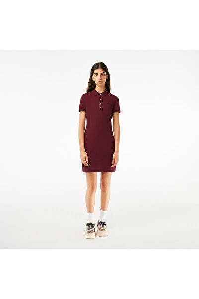 Lacoste فستان بولو بقصّة Slim Fit Stretch Petit Pique - EF5473-00-YUP