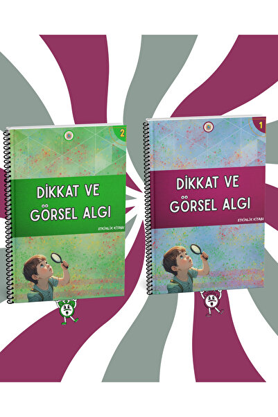 Koyu Kitap Dikkat ve Görsel Algı Etkinlik Kitabı 1-2 ( Özel Eğitim /Rehabilitasyon / İlkokul)