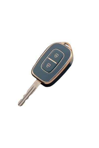 OEM Husă cheie gri pentru mașini Renault cu 2 butoane