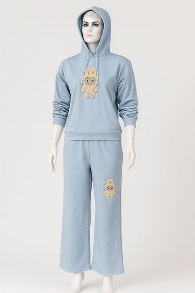Samesa Labubu 3 Thread Hoodie Tracksuit Set