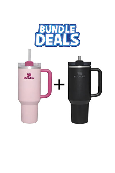 Generic Quencher H2.0 FlowState Tumbler – 40oz Pink + Black Deal