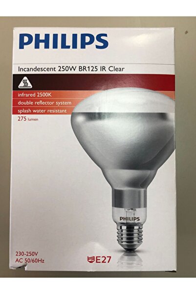 Philips 250W E27 İNFRARED ŞEFAF ISI VEREN LAMBA