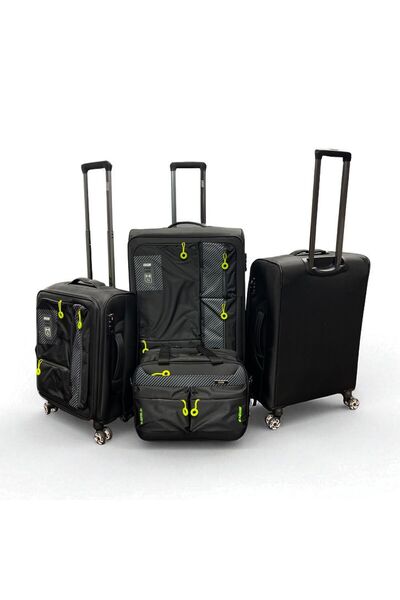 OGS AERIS 4-piece travel bag set, modern waterproof design with advanced security lock and high quality for travel
