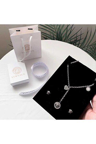 chch Versace earrings, necklace and accessories