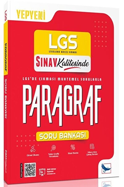 Bi bigelio Sınav 8. Sınıf LGS Paragraf Sınav Kalitesinde Soru Bankası Sınav Yayınları