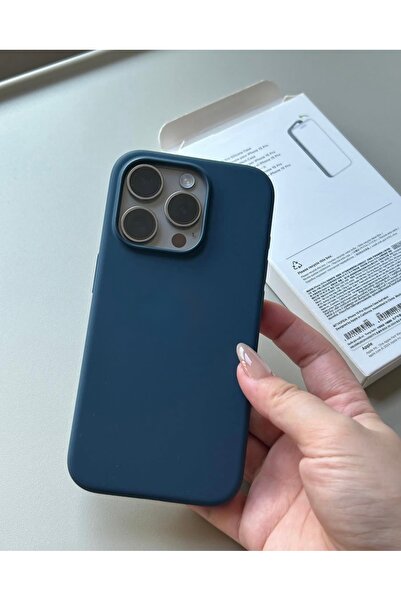 Classy Apple iPhone 14 Pro Max MagSafe Animasyonlu Kutulu Liquid Silikon Kadi...