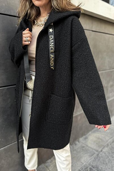 Suziş Hooded Zip-Up Buckle Cardigan M39113