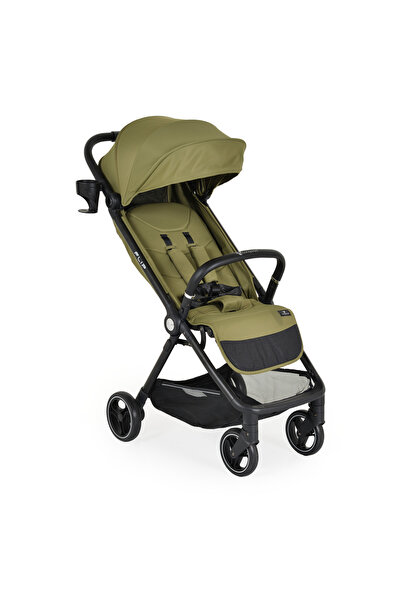 Moni Carucior 2in1 Bebe Cangaroo Flip Verde, Varsta 0 - 4 Ani, Pliere Automat...