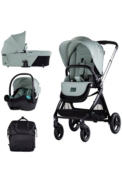Chipolino Baby stroller 3 in 1 Elite basil