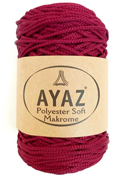 Ayaz Polyester Soft Macrame Cord 1999 Burgundy