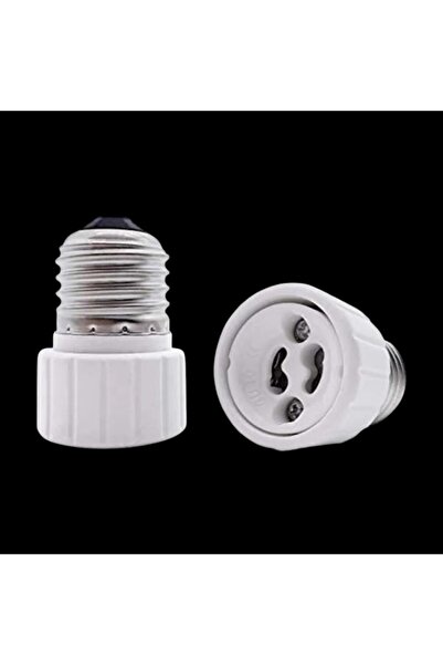 Tek-İş Duy Dönüştürücü E27 Erkek Vidalı – GU10 Dişi Ampul Soket Çevirici Adaptör 1 Adet