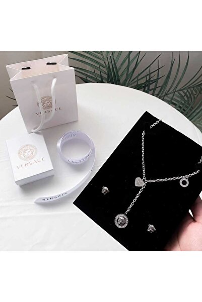 chch Versace earrings, necklace and accessories