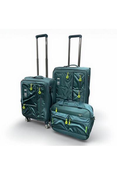 OGS AERIS 4-piece travel bag set, modern waterproof design with advanced security lock and high quality for travel