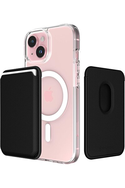 aheaks MagSafe Kart Cüzdanı – Minimalist Deri Kartlık, iPhone 12–17 ile Uyuml...