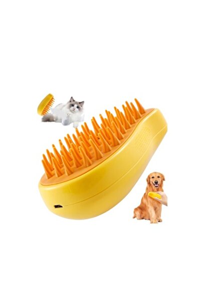 Doty Perie cu abur 3 în 1 PawPuff Doty® pentru animale de companie, USB inclu...