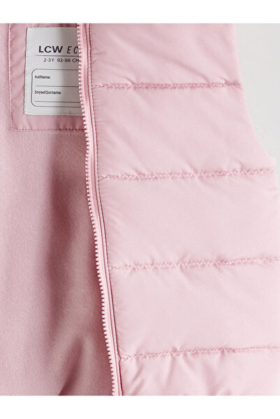 LC Waikiki Lilac Hooded Girl's Puffer Vest