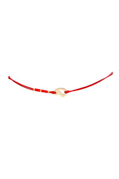 Ermara Jewelry Bratara cu initiala „D” din aur 14 K